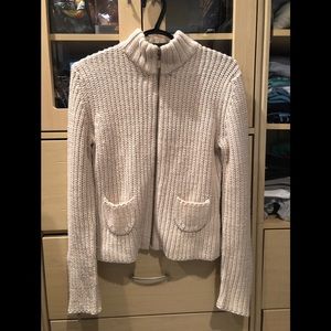 SOLD Cream/tan Carole Little fashionable sweater